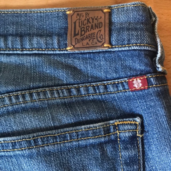 Lucky Brand Dungarees By Gene Montesano Distressed - Picture 6 of 9